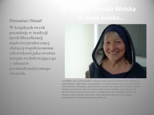 Permalink to:Dr filozofii Urszula Wolska – o mnie